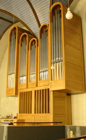 Die fertige Orgel in Heimersheim.